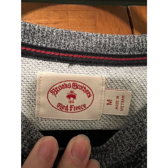 Brooks Brothers Red Fleece Men’s Pullover Sweater Long Sleeve Crew Neck Size M - Picture 8 of 8